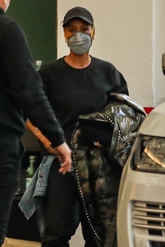JADA PINKETT SMITH Out and About in Beverly Hills 02/25/2021