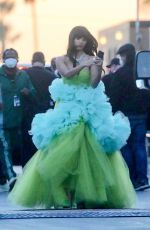 JAMEELA JAMIL on the Set of Legendary in Los Angeles 02/10/2021