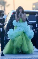 JAMEELA JAMIL on the Set of Legendary in Los Angeles 02/10/2021