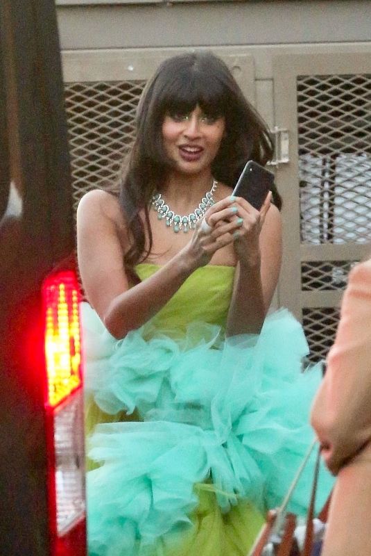 JAMEELA JAMIL on the Set of Legendary in Los Angeles 02/10/2021