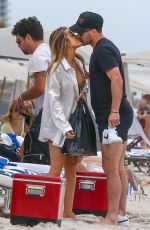 JEAN WATTS in Bikini on the Beach in Miami 02/24/2021
