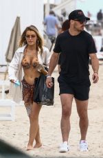 JEAN WATTS in Bikini on the Beach in Miami 02/24/2021