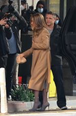 JENNIFER ANISTON Arrives at The Morning Show in Los Angeles 02/09/2021