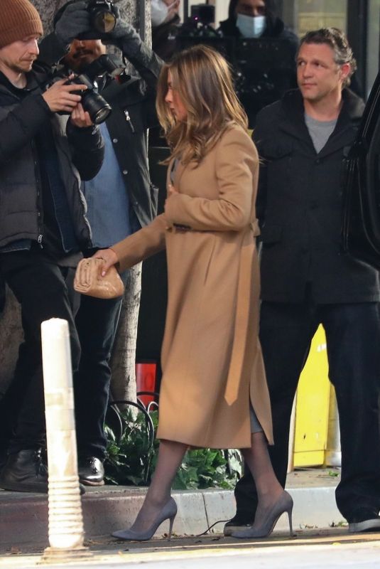 JENNIFER ANISTON Arrives at The Morning Show in Los Angeles 02/09/2021