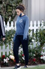 JENNIFER GARNER Out for Morning Walk in Brentwood 02/06/2021