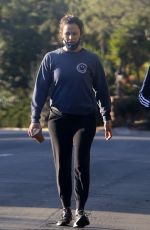 JENNIFER GARNER Out for Morning Walk in Brentwood 02/06/2021