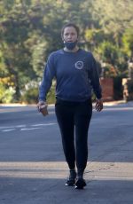 JENNIFER GARNER Out for Morning Walk in Brentwood 02/06/2021