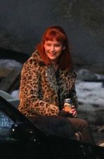JENNIFER LAWRENCE and Timothee Chalamet on the Set of Don