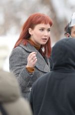 JENNIFER LAWRENCE on the Set of Don