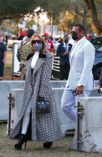 JENNIFER LOPEZ and Alex Rodriguez Arrives at Super Bowl LV in Tampa 02/07/2021