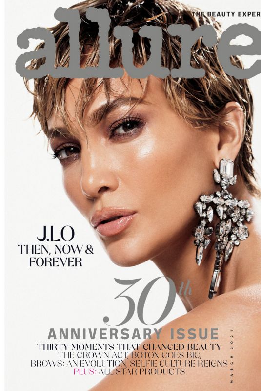 JENNIFER LOPEZ in Allure Magazine, March 2021