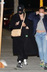 JENNIFER MEYER and MAEVE REILLY at Matsuhisa in Beverly Hills 02/23/2021
