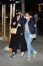 JENNIFER MEYER and MAEVE REILLY at Matsuhisa in Beverly Hills 02/23/2021