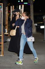 JENNIFER MEYER and MAEVE REILLY at Matsuhisa in Beverly Hills 02/23/2021