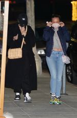 JENNIFER MEYER and MAEVE REILLY at Matsuhisa in Beverly Hills 02/23/2021