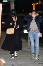 JENNIFER MEYER and MAEVE REILLY at Matsuhisa in Beverly Hills 02/23/2021
