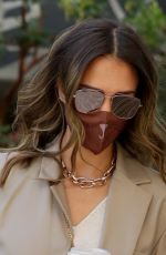 JESSICA ALBA Arrives at Her Office in Los Angeles 02/25/2021