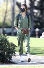 JESSICA ALBA Out and About in Beverly Hills 02/07/2021