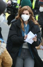 JOANNA GARCIA on the Set of As Luck Would Have It in Dublin 02/18/2021