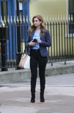 JOANNA GARCIA on the Set of As Luck Would Have It in Dublin 02/18/2021