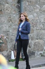 JOANNA GARCIA on the Set of As Luck Would Have It in Dublin 02/18/2021