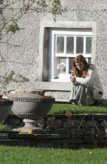 JOANNA GARCIA SWISHER on teh Set of As Luck Would Have It in Dublin 02/15/2021