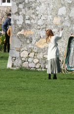 JOANNA GARCIA SWISHER on teh Set of As Luck Would Have It in Dublin 02/15/2021