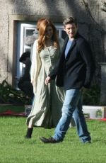JOANNA GARCIA SWISHER on teh Set of As Luck Would Have It in Dublin 02/15/2021