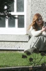 JOANNA GARCIA SWISHER on teh Set of As Luck Would Have It in Dublin 02/15/2021