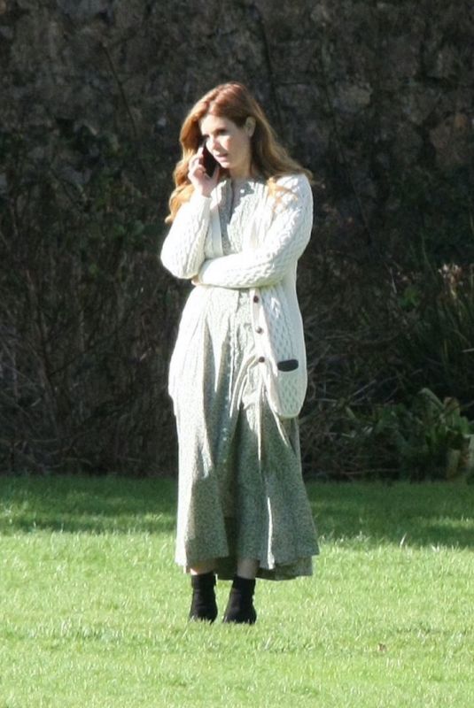 JOANNA GARCIA SWISHER on teh Set of As Luck Would Have It in Dublin 02/15/2021