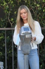 JOANNA KRUPA in Tight Denim Out in Miami 02/23/2021