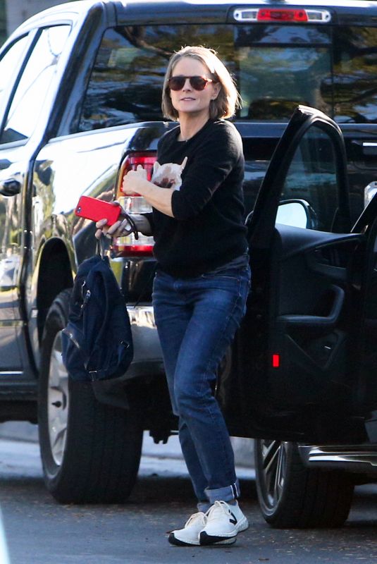 JODIE FOSTER Out in Los Angeles 01/31/2021