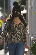 JORDANA BREWSTER and Mason Morfit at Caffe Luxxe in Brentwood 02/25/2021