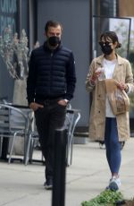 JORDANA BREWSTER and Mason Morfit at Milo and Olive in Brentwood 02/19/2021