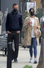 JORDANA BREWSTER and Mason Morfit at Milo and Olive in Brentwood 02/19/2021