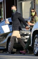JORDANA BREWSTER and Mason Morfit Out in Brentwood 02/04/2021