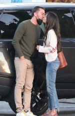 JORDANA BREWSTER and Mason Morfit Out Kissing in Malibu 02/25/2021