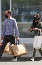 JORDANA BREWSTER and Mason Morfit Out Shopping in Beverly Hills 02/16/2021