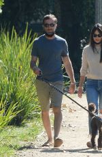 JORDANA BREWSTER and Mason Morfit Out with Their Dog in Los Angeles 02/07/2021