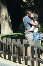 JORDANA BREWSTER and Mason Morfit Out with Their Dog in Los Angeles 02/07/2021
