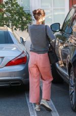 JORDANA BREWSTER at Brentwood Country Mart 02/23/2021