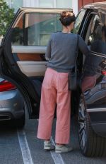 JORDANA BREWSTER at Brentwood Country Mart 02/23/2021