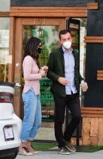 JORDANA BREWSTER Leaves Kreation in Brentwood 02/01/2021
