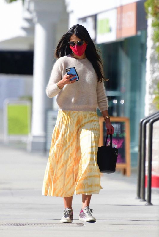 JORDANA BREWSTER Out and About in Brentwood 02/21/2021