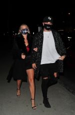 JORDYN JONES Arrives at Boa Steakhouse in West Hollywood 02/16/2021