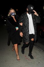 JORDYN JONES Arrives at Boa Steakhouse in West Hollywood 02/16/2021