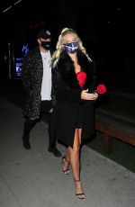 JORDYN JONES Arrives at Boa Steakhouse in West Hollywood 02/16/2021