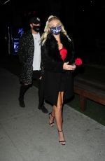 JORDYN JONES Arrives at Boa Steakhouse in West Hollywood 02/16/2021