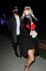 JORDYN JONES Arrives at Boa Steakhouse in West Hollywood 02/16/2021