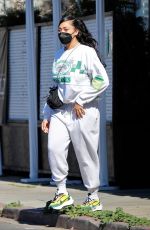 JORDYN WOODS Out in Los Angeles 02/24/2021